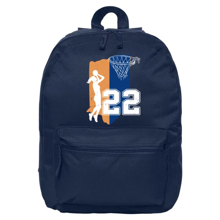 Retro 22 Female Basketball Player 16 in Basic Backpack