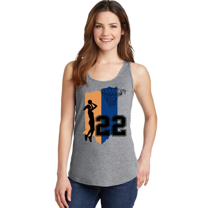 Retro 22 Female Basketball Player Ladies Essential Tank