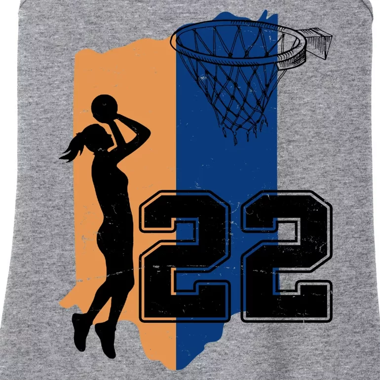 Retro 22 Female Basketball Player Ladies Essential Tank