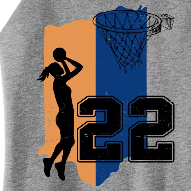 Retro 22 Female Basketball Player Women’s Perfect Tri Rocker Tank