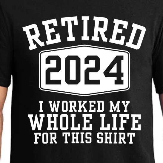 Retired 2024 Funny Retirement Quotes Pajama Set