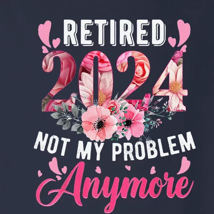 Retired 2024 Funny Retirement Gifts For Women 2023 Floral Toddler Long Sleeve Shirt