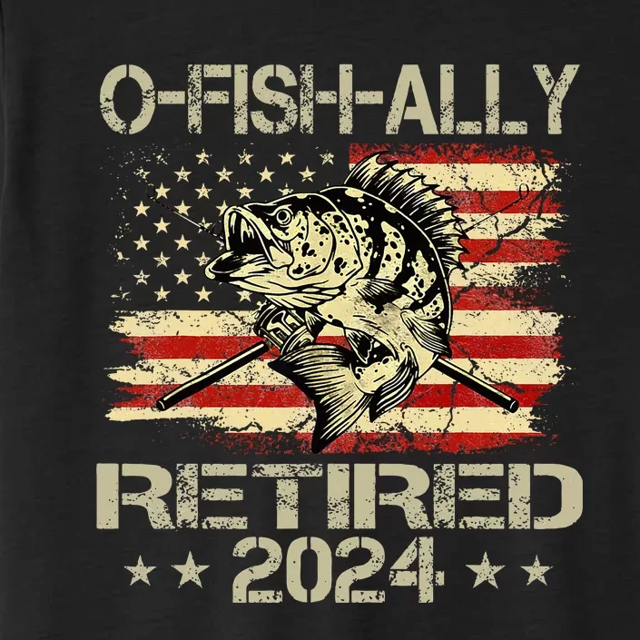 Retirement 2024 Fisherman OFishAlly Retired 2024 ChromaSoft Performance T-Shirt