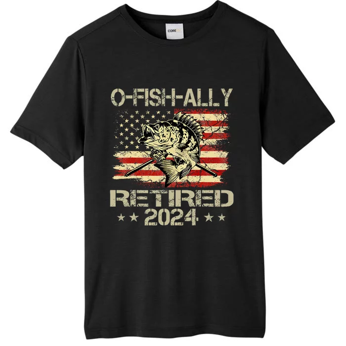 Retirement 2024 Fisherman OFishAlly Retired 2024 ChromaSoft Performance T-Shirt