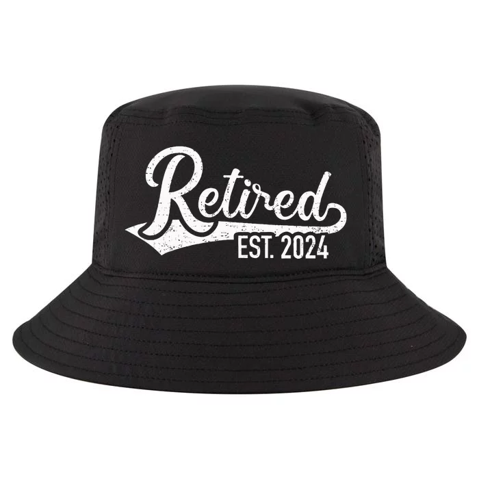 Retired 2024 For Coworker Retirement And Pensioner Cool Comfort Performance Bucket Hat