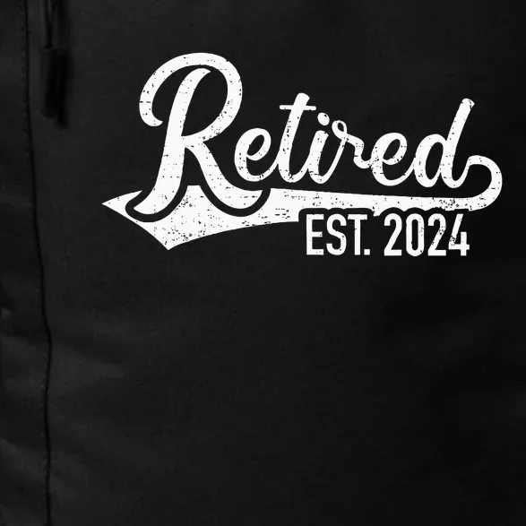 Retired 2024 For Coworker Retirement And Pensioner Daily Commute Backpack