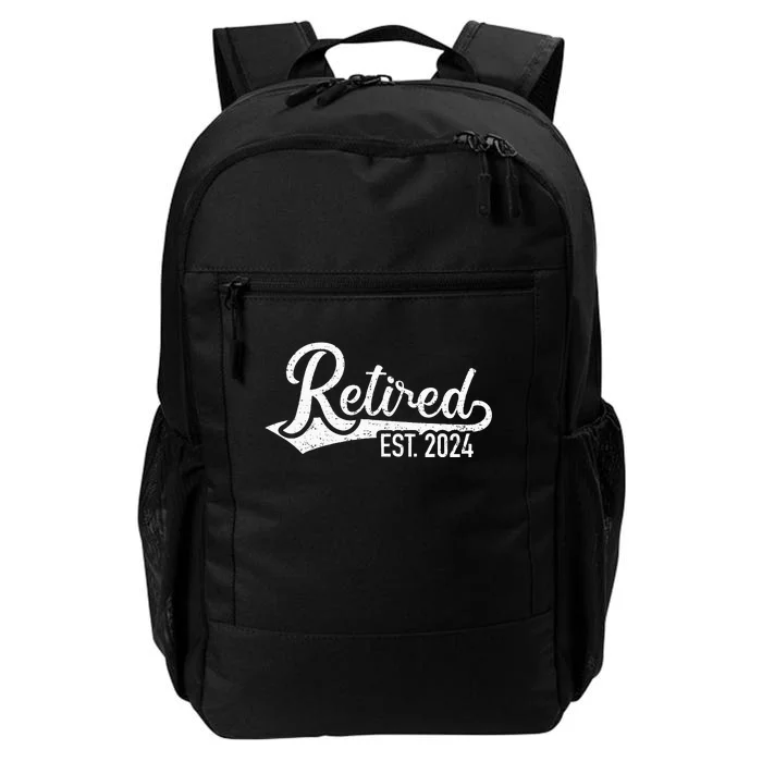 Retired 2024 For Coworker Retirement And Pensioner Daily Commute Backpack