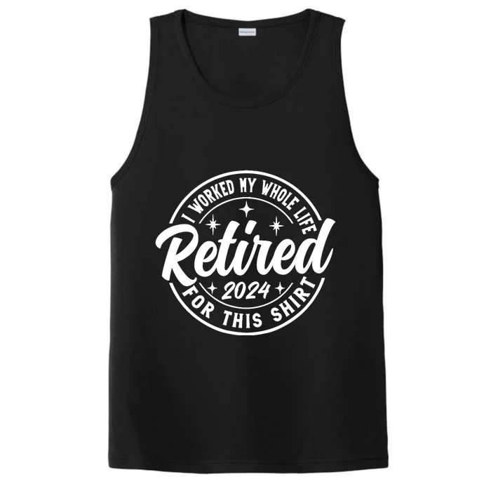 Retired 2024 I Worked My Whole Life For This Retirement Performance Tank