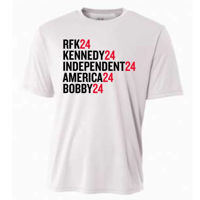 Rfk 24 Kennedy 24 Independent 24 America 24 Bobby 24 Cooling Performance Crew T-Shirt