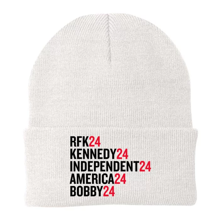 Rfk 24 Kennedy 24 Independent 24 America 24 Bobby 24 Knit Cap Winter Beanie