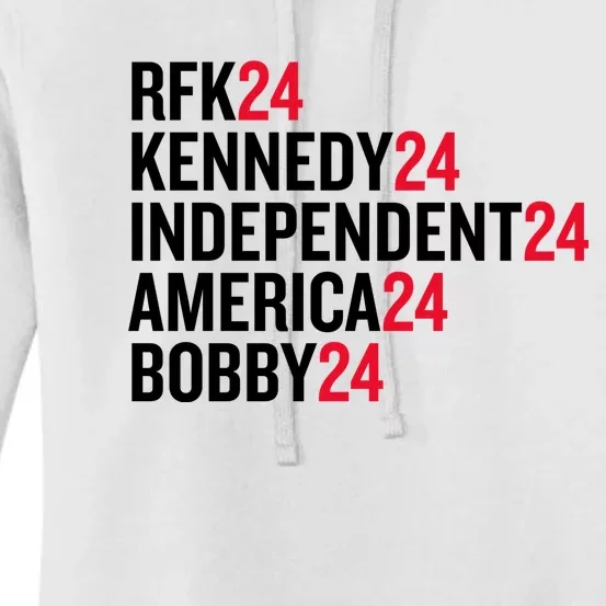 Rfk 24 Kennedy 24 Independent 24 America 24 Bobby 24 Women's Pullover Hoodie