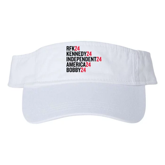 Rfk 24 Kennedy 24 Independent 24 America 24 Bobby 24 Valucap Bio-Washed Visor