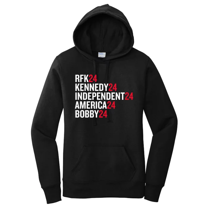 Rfk 24 Kennedy 24 Independent 24 America 24 Bobby 24 Women's Pullover Hoodie