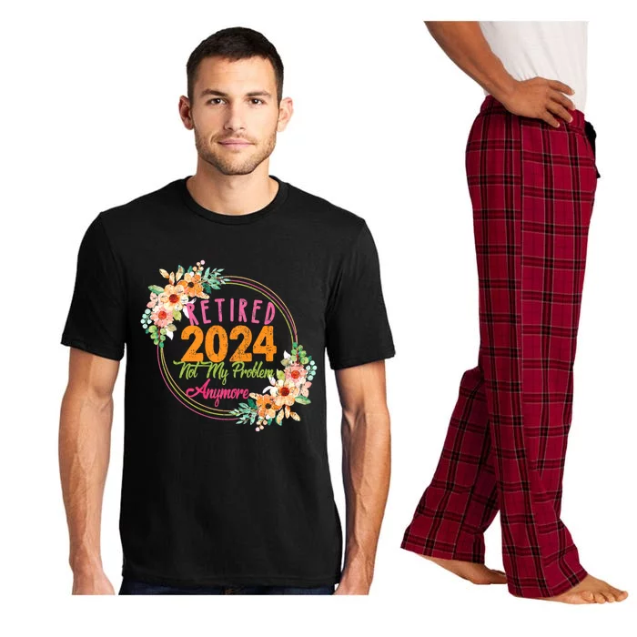 Retired 2024 Not My Problem Anymore Pajama Set