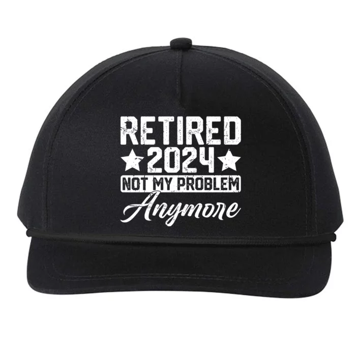 Retired 2024 Not My Problem Anymore Snapback Five-Panel Rope Hat