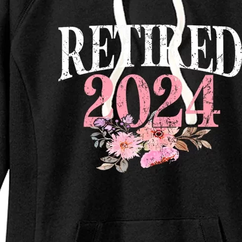 Retired 2024 Not My Problem Anymore Women's Fleece Hoodie