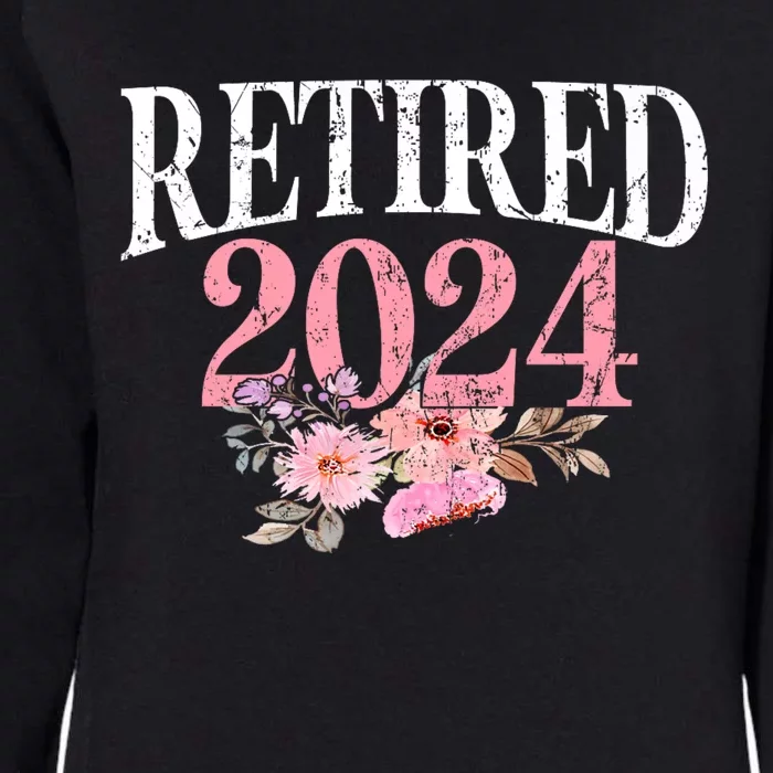 Retired 2024 Not My Problem Anymore Womens California Wash Sweatshirt