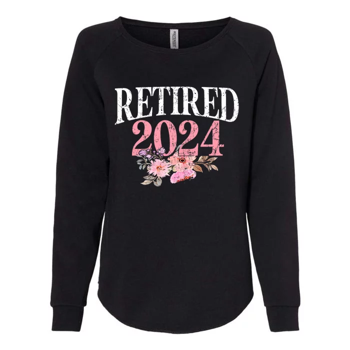 Retired 2024 Not My Problem Anymore Womens California Wash Sweatshirt