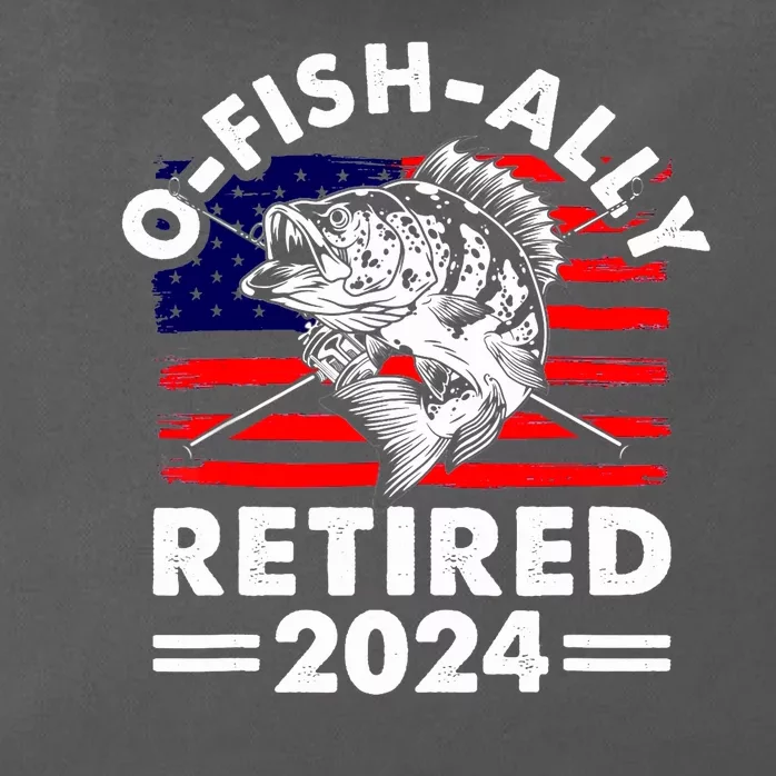 Retirement 2024 O Fish Ally Retired 2024 Fishing Zip Tote Bag