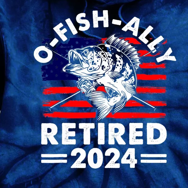 Retirement 2024 O Fish Ally Retired 2024 Fishing Tie Dye Hoodie ...