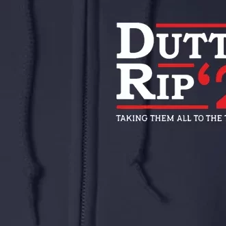 Rip 2024 President Day 4th Of July Full Zip Hoodie