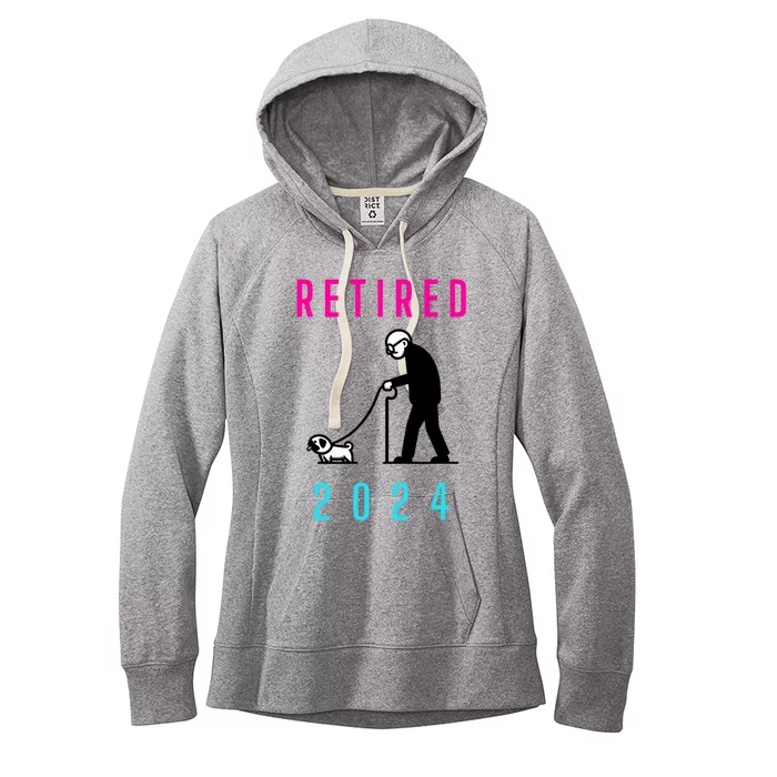 Retired 2024 Pug Owner Retirement Women's Fleece Hoodie