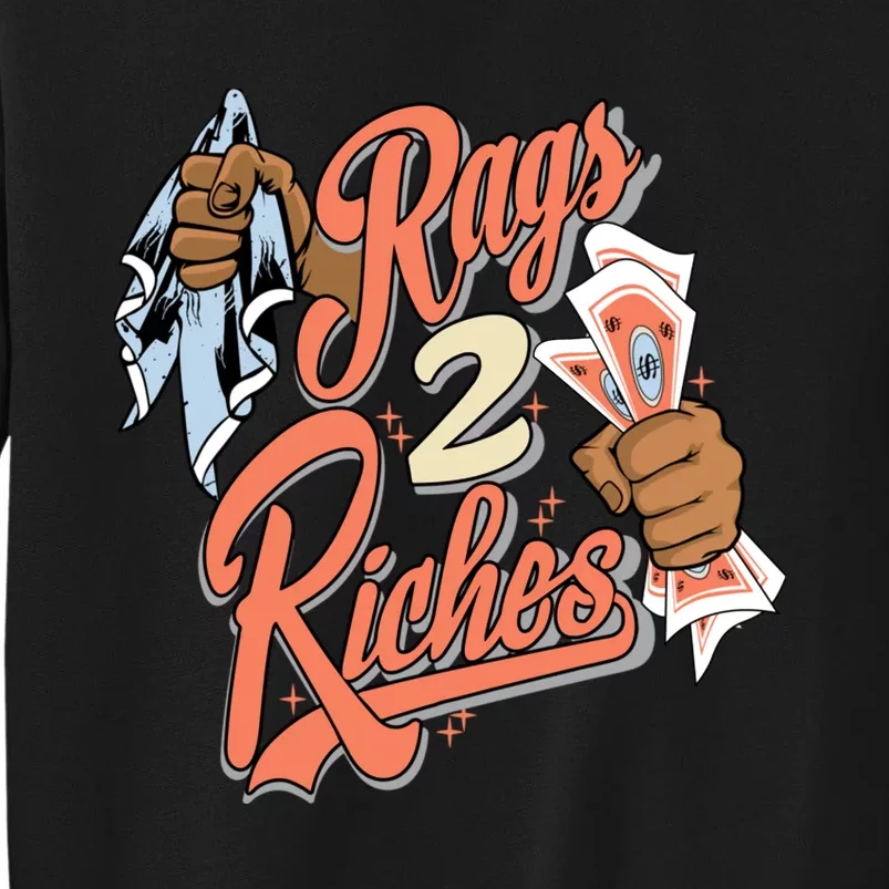 Rag 2 Riches Crimson Bliss 5s Matching Tall Sweatshirt