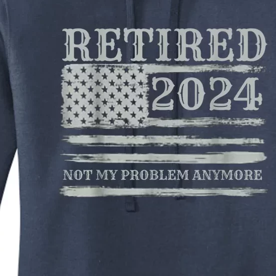 Retired 2024 Retirement Women's Pullover Hoodie