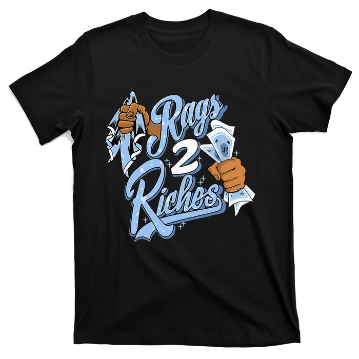 Rags 2 Riches Blue Matching Tee For Men Women T-Shirt