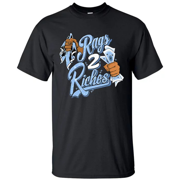 Rags 2 Riches Blue Matching Tee For Men Women Tall T-Shirt