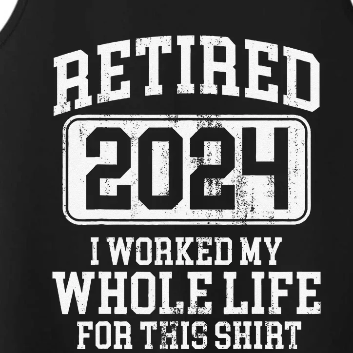 Retired 2024 Retirement Performance Tank