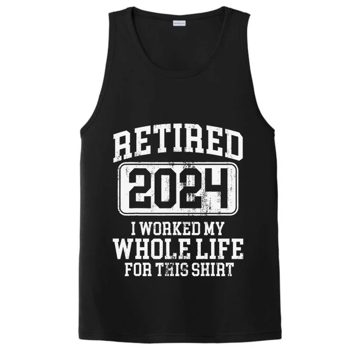 Retired 2024 Retirement Performance Tank