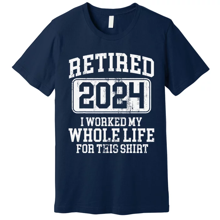 Retired 2024 Retirement Premium T-Shirt