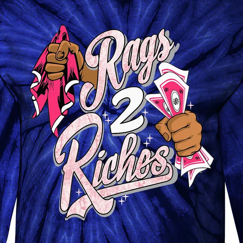 Rag 2 Riches Arctic Punch 12s Matching Tie-Dye Long Sleeve Shirt