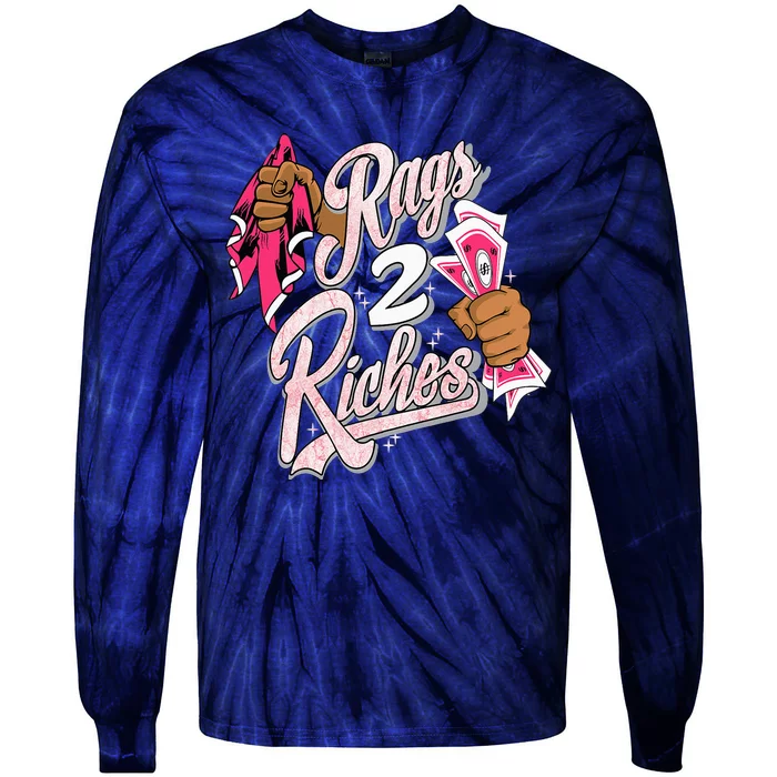 Rag 2 Riches Arctic Punch 12s Matching Tie-Dye Long Sleeve Shirt