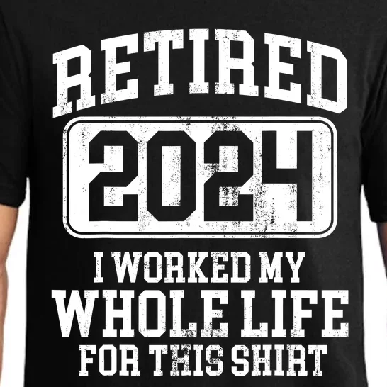 Retired 2024 Retirement Humor Pajama Set