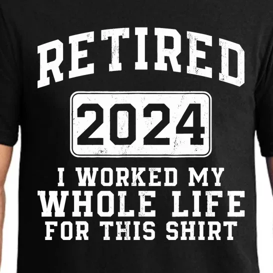 Retired 2024 Retirement Humor Pajama Set