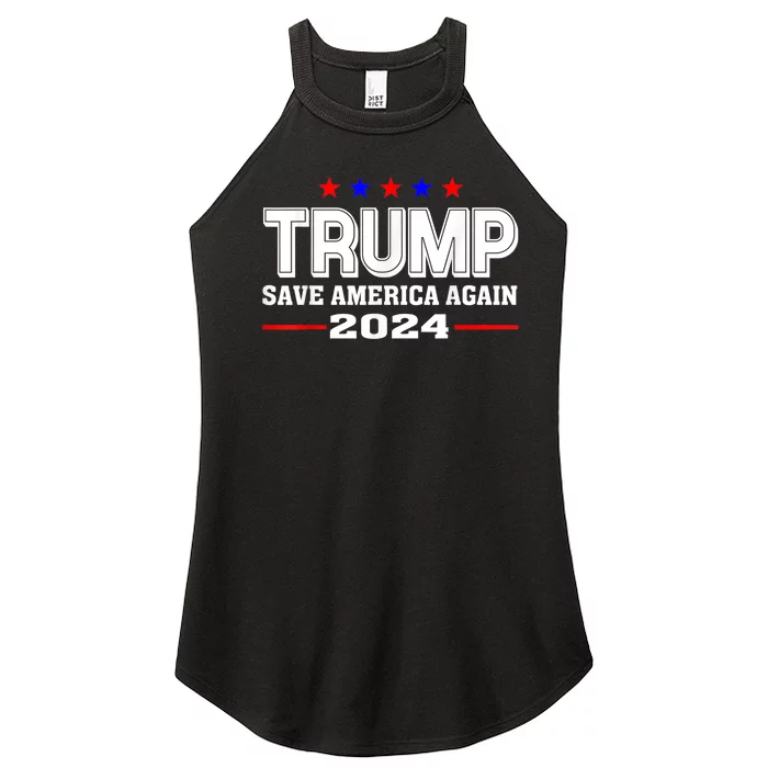 Rump 2024 Save America Again Republican Election Political Women’s Perfect Tri Rocker Tank