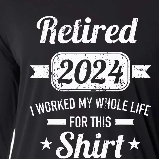 Retirement 2024 Worked Whole Life For This Retired Cooling Performance Long Sleeve Crew