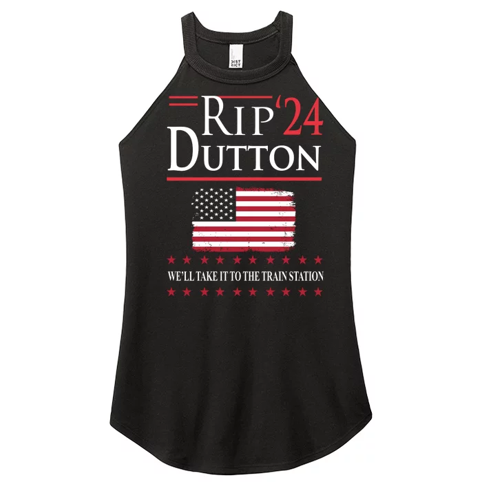 Rip 24 We’ll Take It To The Train Station 24 Wheeler 2024 We’ll Take It Women’s Perfect Tri Rocker Tank