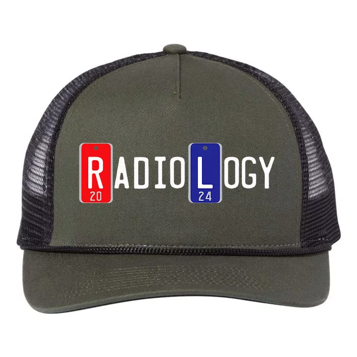 Radiology 2024 X Ray Markers Graphic Retro Rope Trucker Hat Cap