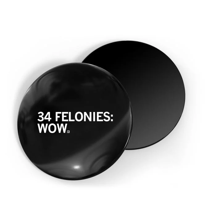 Raygun 34 Felonies Wow Magnet