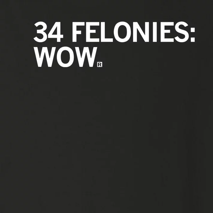 Raygun 34 Felonies Wow Toddler Long Sleeve Shirt