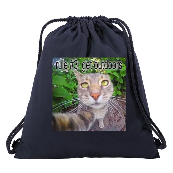 Rule # 3 Get Outdoors Gift Drawstring Bag