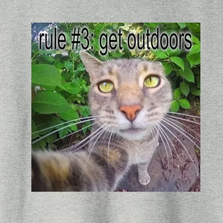 Rule # 3 Get Outdoors Gift Women's Crop Top Tee