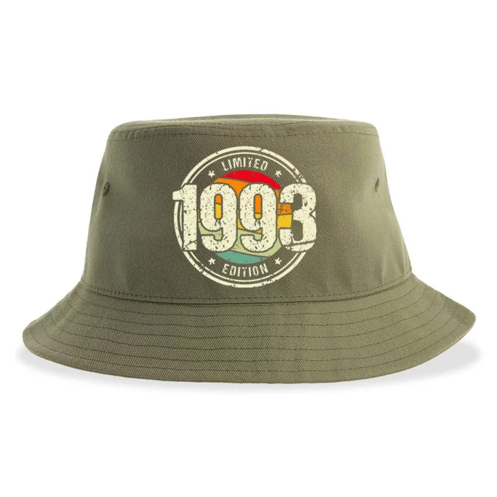 Retro 30 Year Old Vintage 1993 Limited Edition 30th Birthday Sustainable Bucket Hat