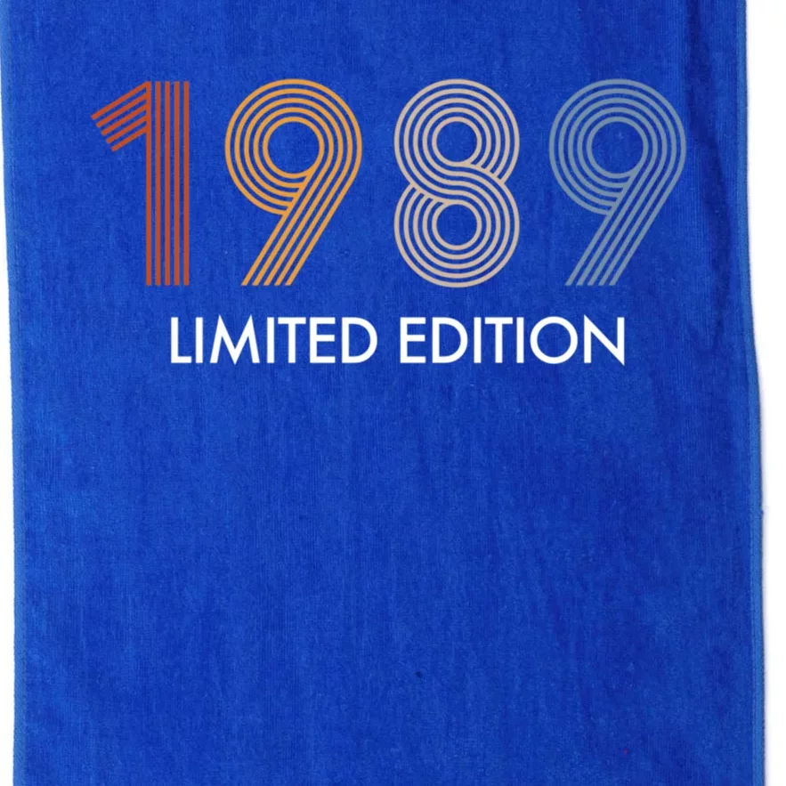 Retro 34 Years Vintage 1989 Limited Edition 34th Birthday Funny Gift Platinum Collection Golf Towel