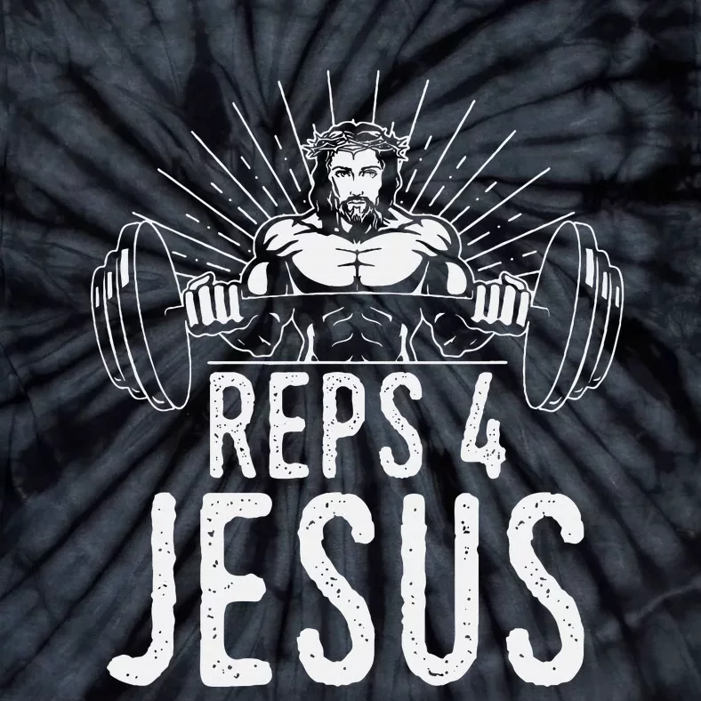 Reps 4 Jesus Gym Weightlifting Tie-Dye T-Shirt