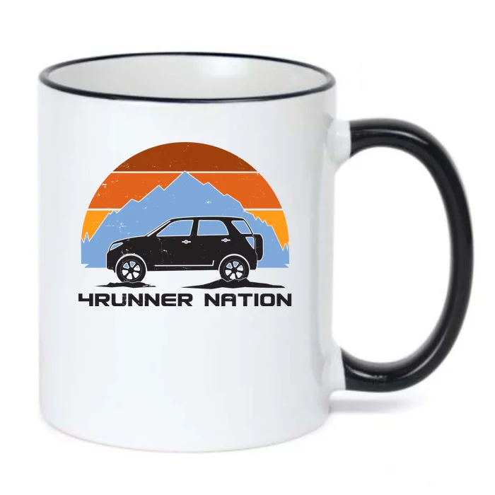 Retro 4Runner Nation Black Color Changing Mug