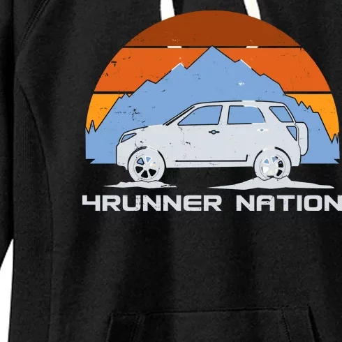 Retro 4Runner Nation Women's Fleece Hoodie